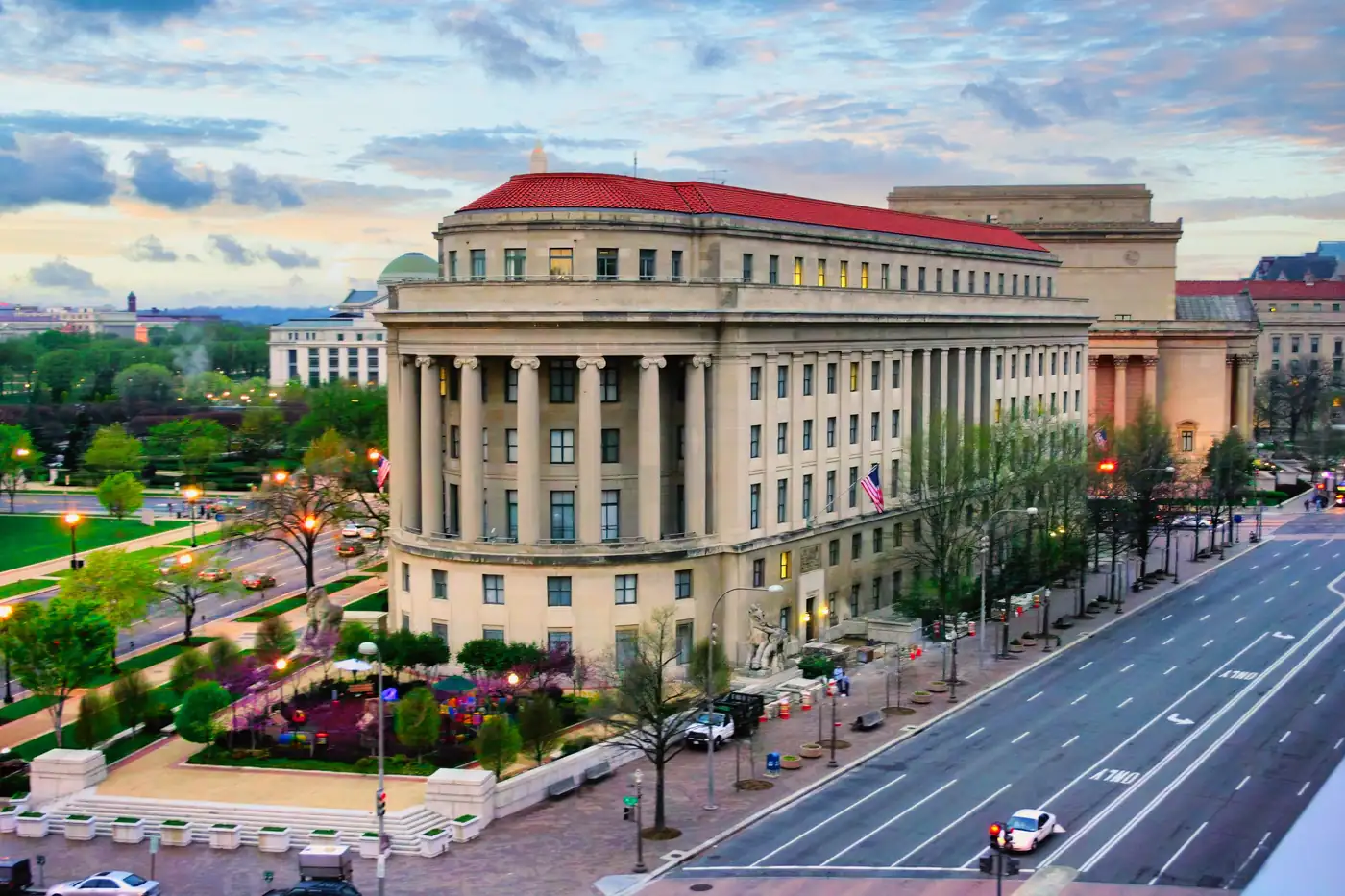 The Federal Trade Commission's Apex Building headquarters on Constitution Avenue in Washington, D.C.